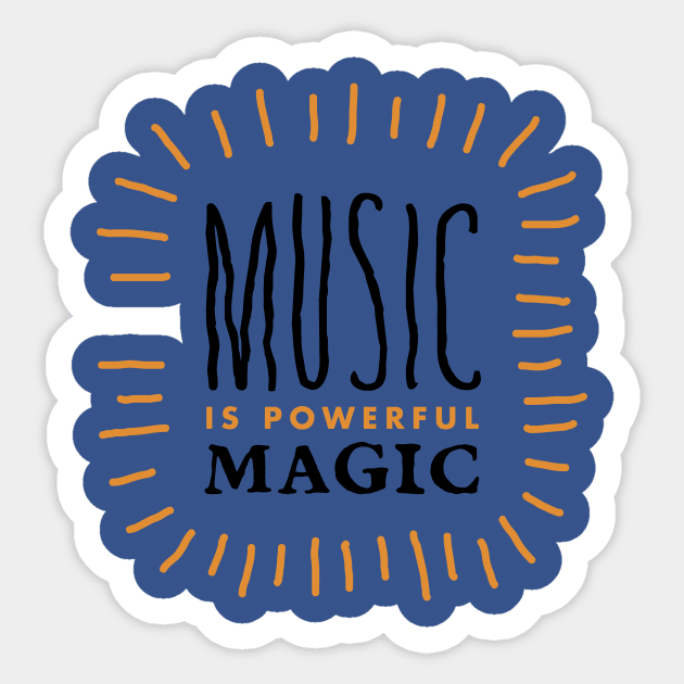 Music Magic (yellow) Sticker by nektarinchen